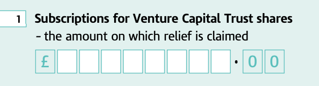 claim VCT tax relief
