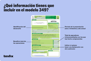 Aquí puedes ver toda la información que tienes que incluir en el modelo 349