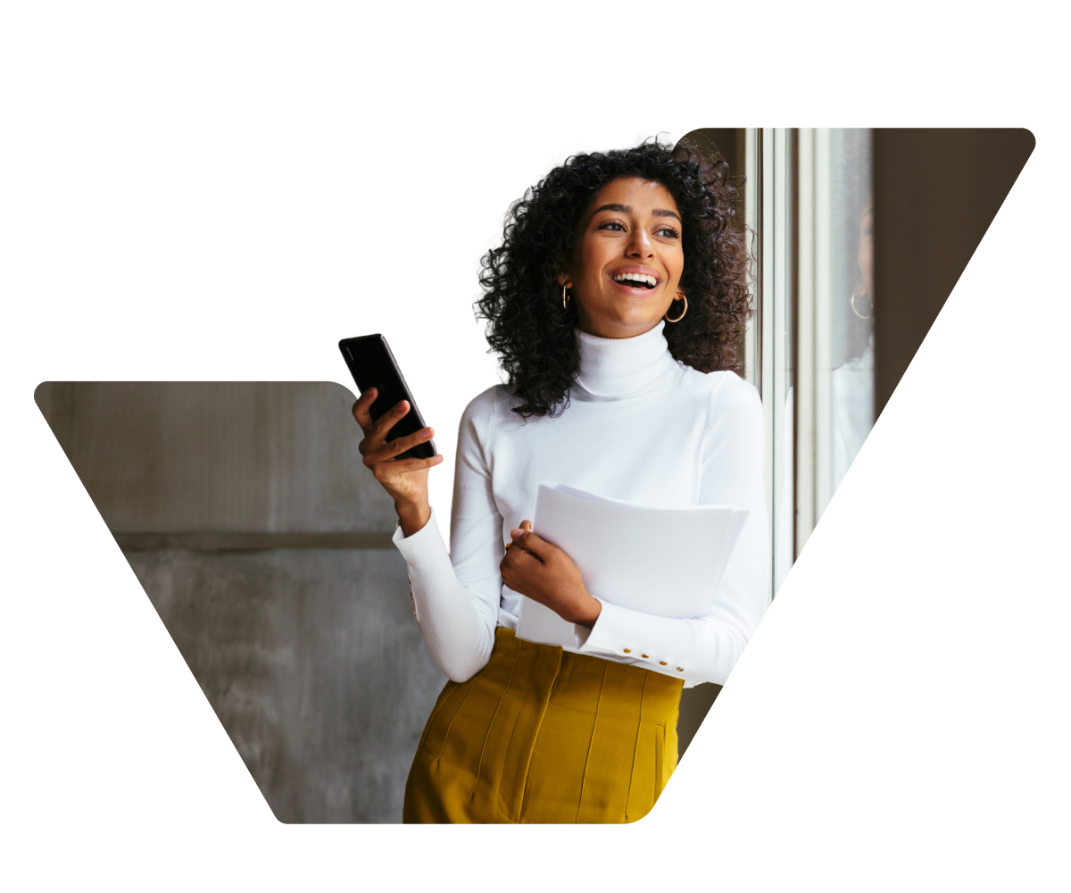 Emprendedora contenta con Taxfix
