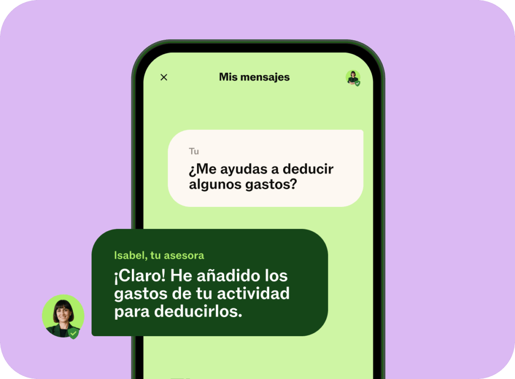 Chatea con tu asesor personal fiscal
