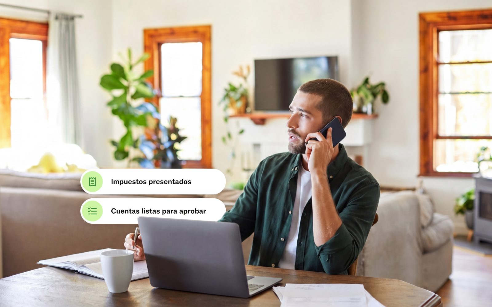 Con un solo clic presentas los impuestos de empresa y tienes las cuentas listas para aprobar