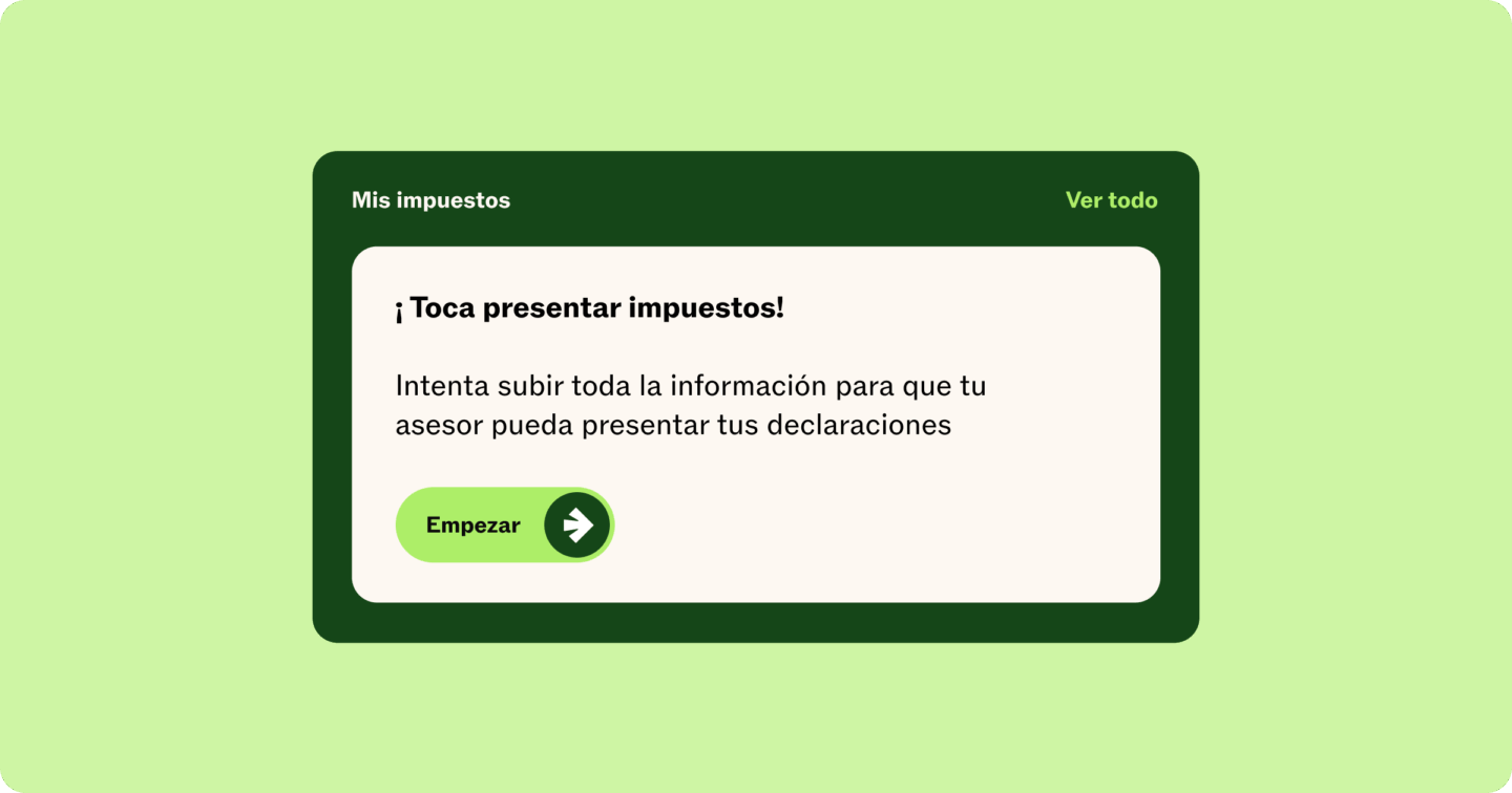 Notificación de inicio de trimestrales