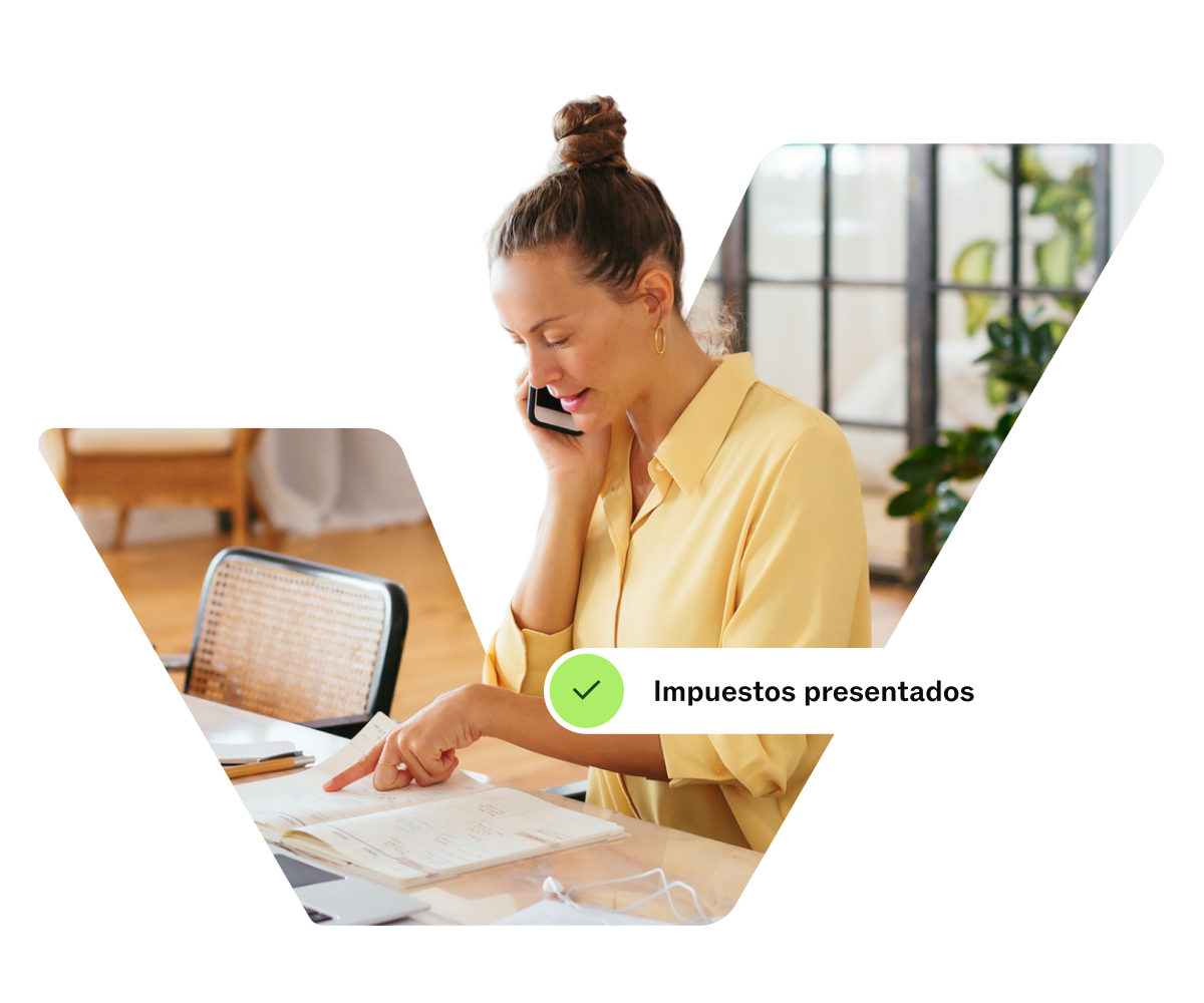 Emprendedora gestiona su empresa con Taxfix