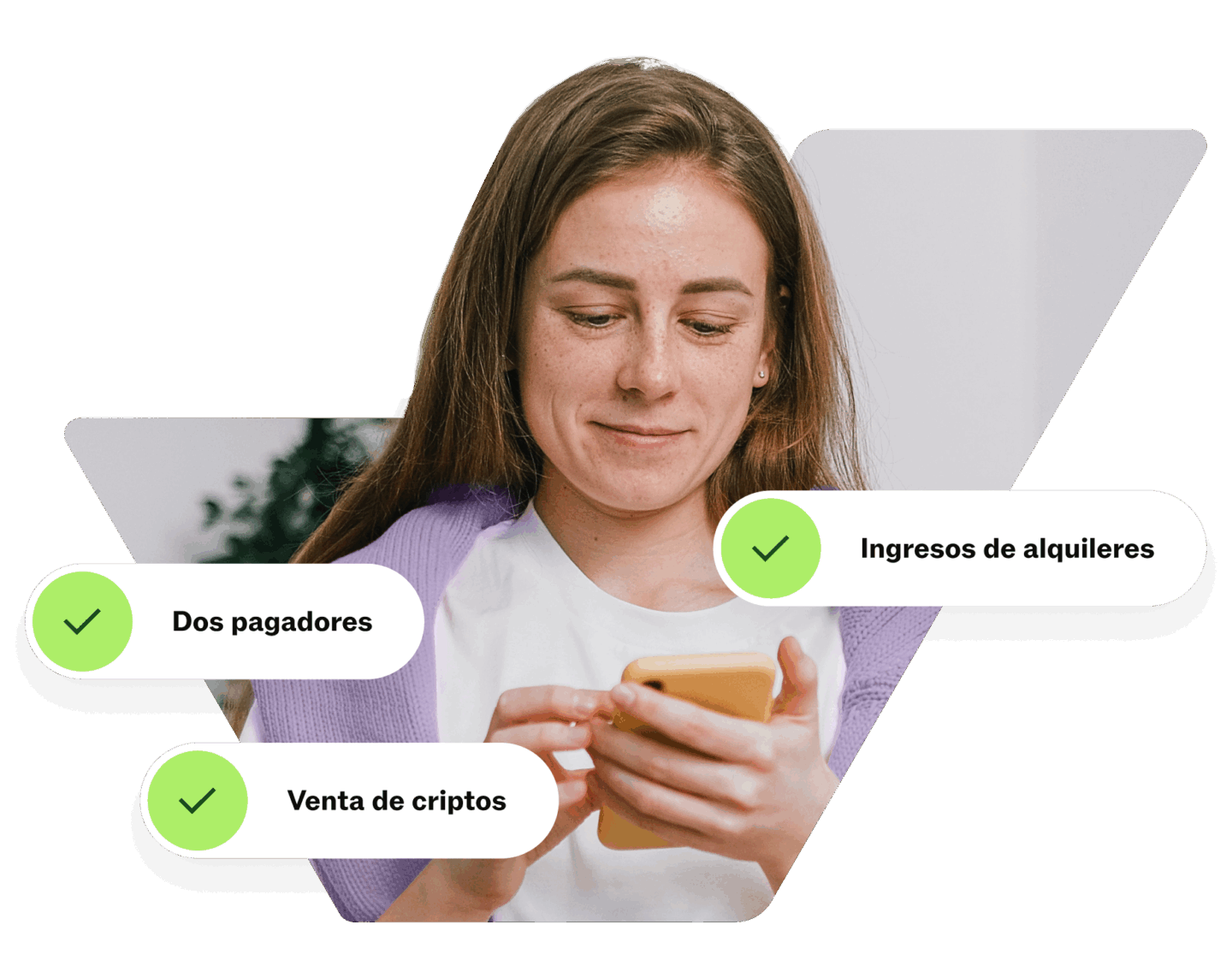 Mujer utiliza Taxfix gracias al descuento de los partners