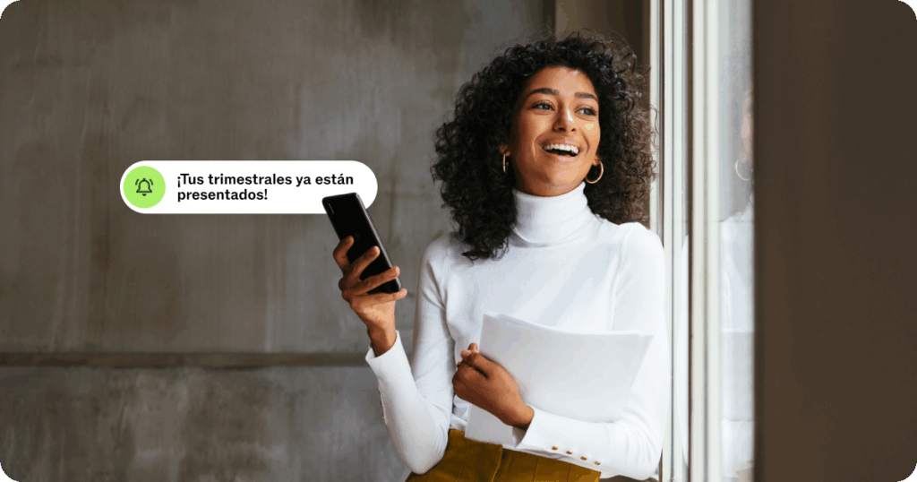 Autónomo calcula el IVA trimestral