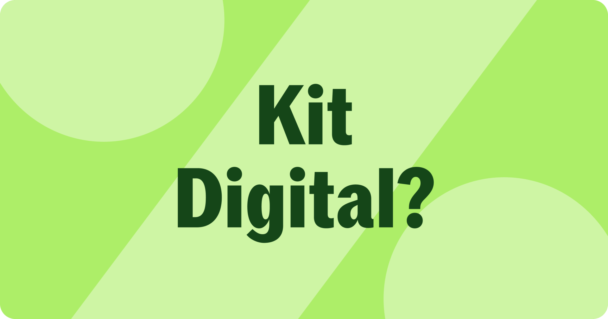 Las soluciones del Kit Digital