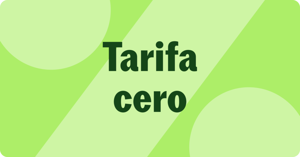 Tarifa cero