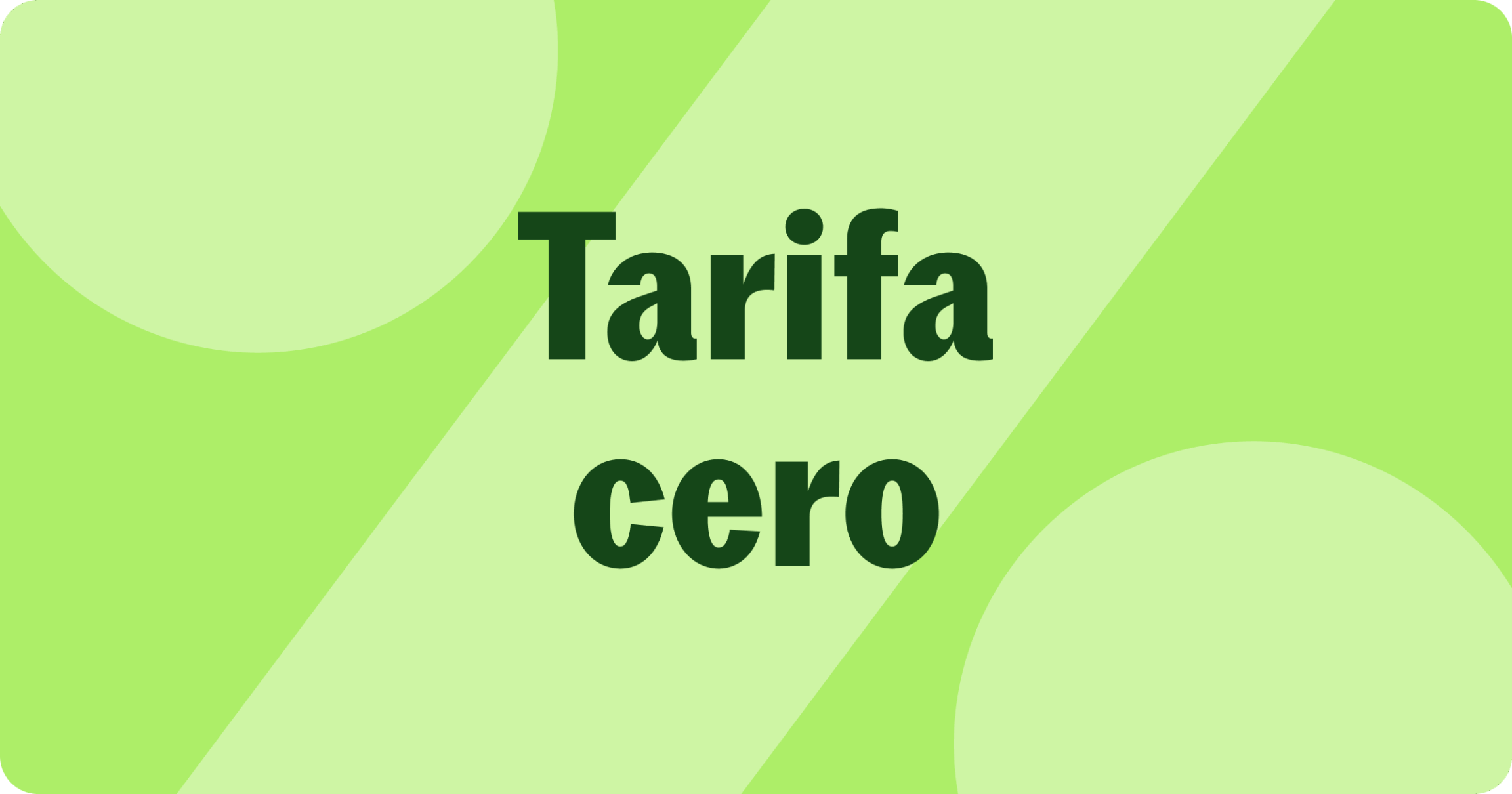 Tarifa cero