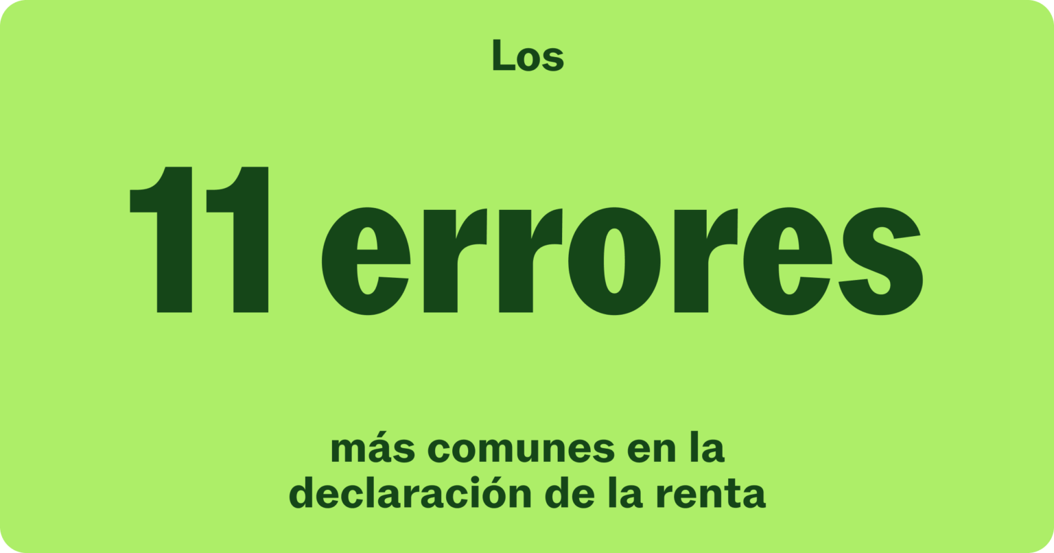 11 errores en la declaración de la renta – Taxfix